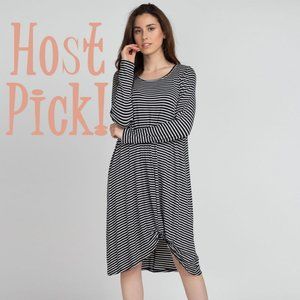 Infinity Knot Midi Dress